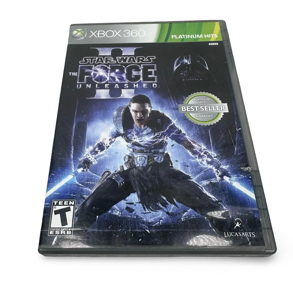Star Wars The Force Unleashed II‎ Xbox 360 Platinum Hits CIB Manual 2010
